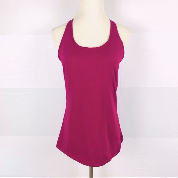 NIKE DriFit Pink Magenta Racerback Sports Bra Top - Picture 2 of 9